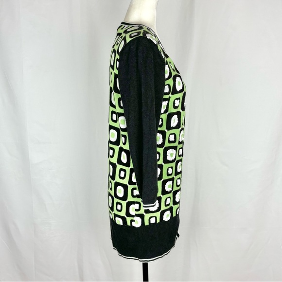 Berek green and white sequin cardigan - Picture 4 of 8